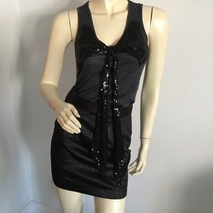 Free generation Knit tank top with black sequin bow. Size medium